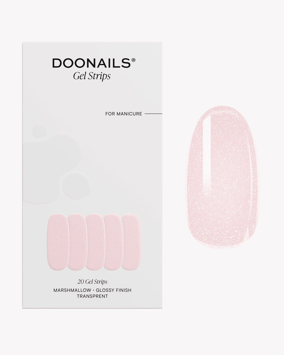 Marshmallow UV Gel Strips