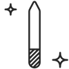 Glas Nagelfeile Icon