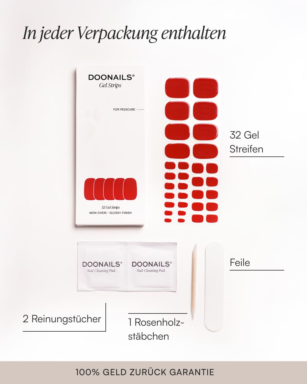 Mon Cheri Pediküre Gel Strips