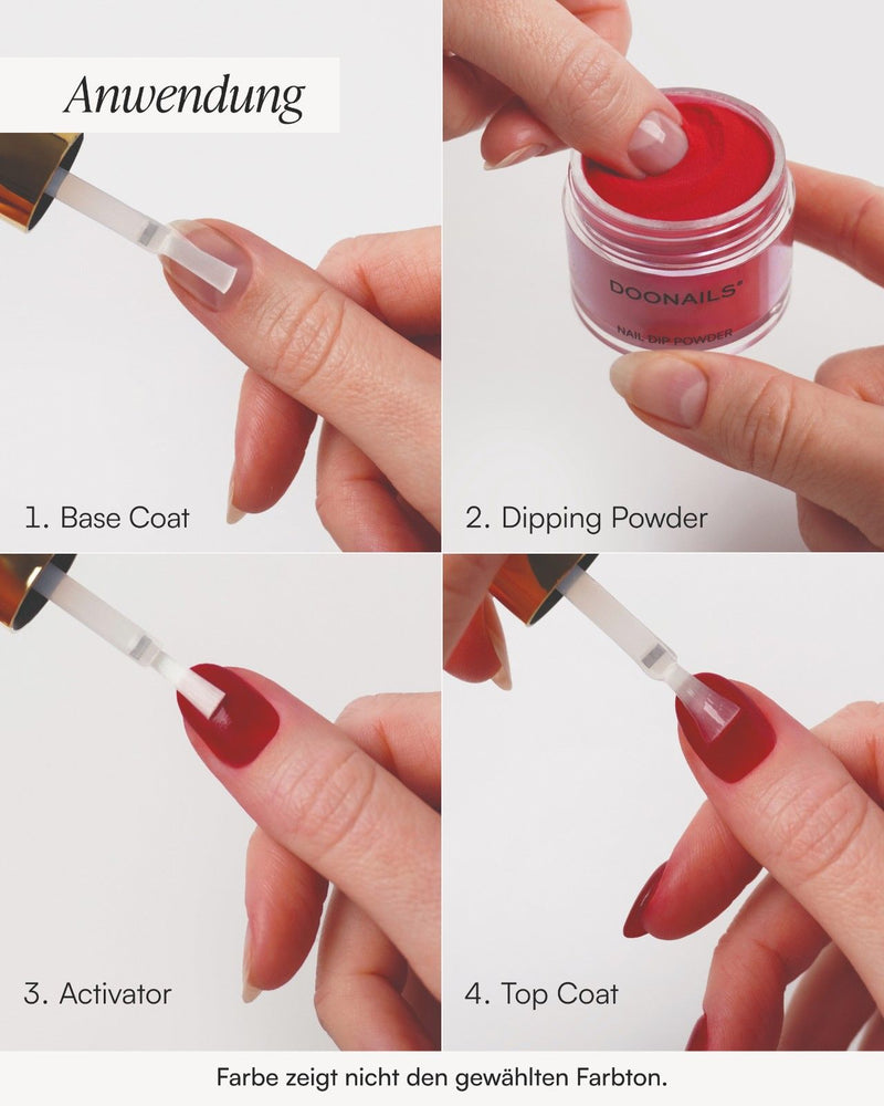 Dipping Powder Anwendung