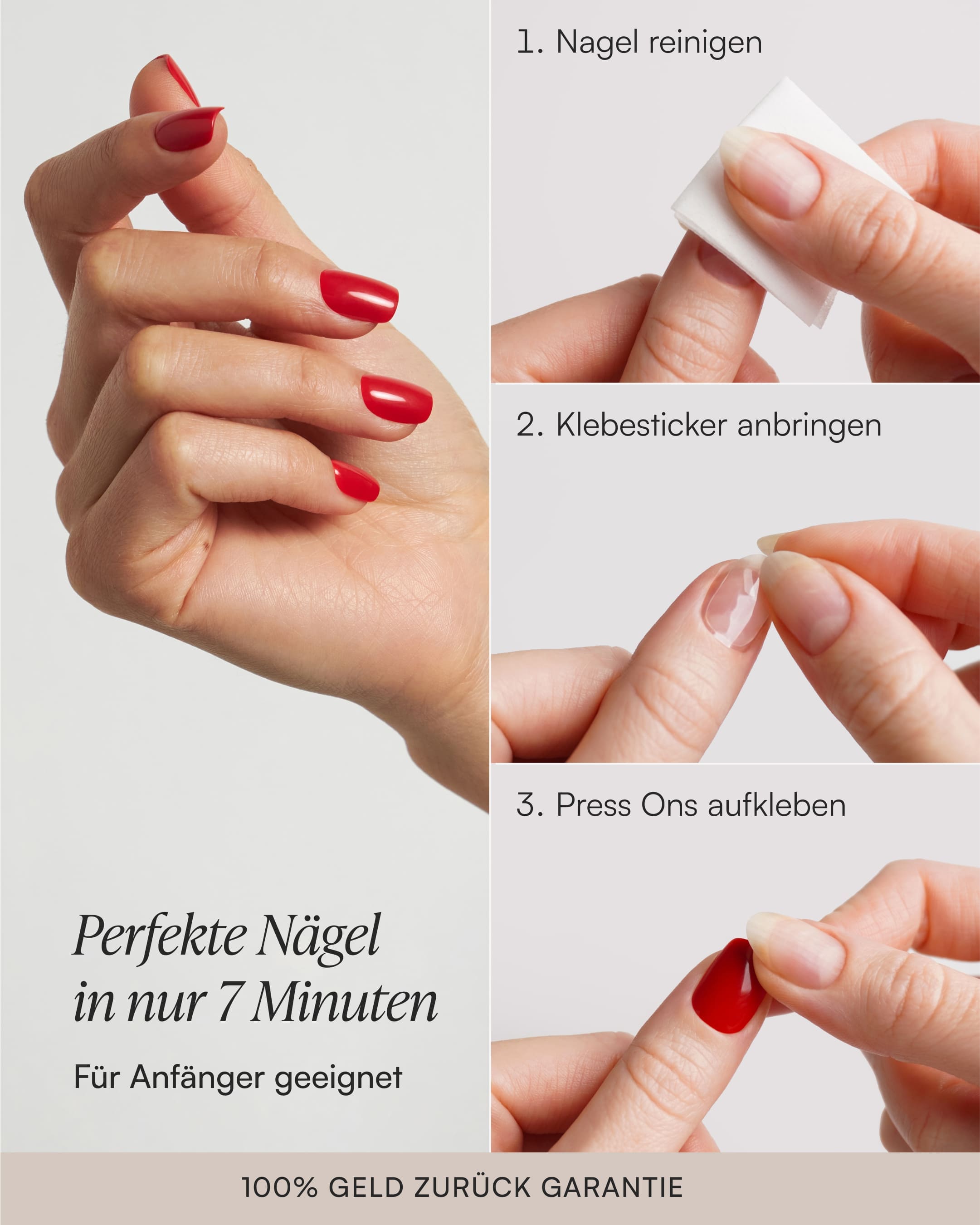 Farben Spar-Bundle - Soft Gel Press Ons