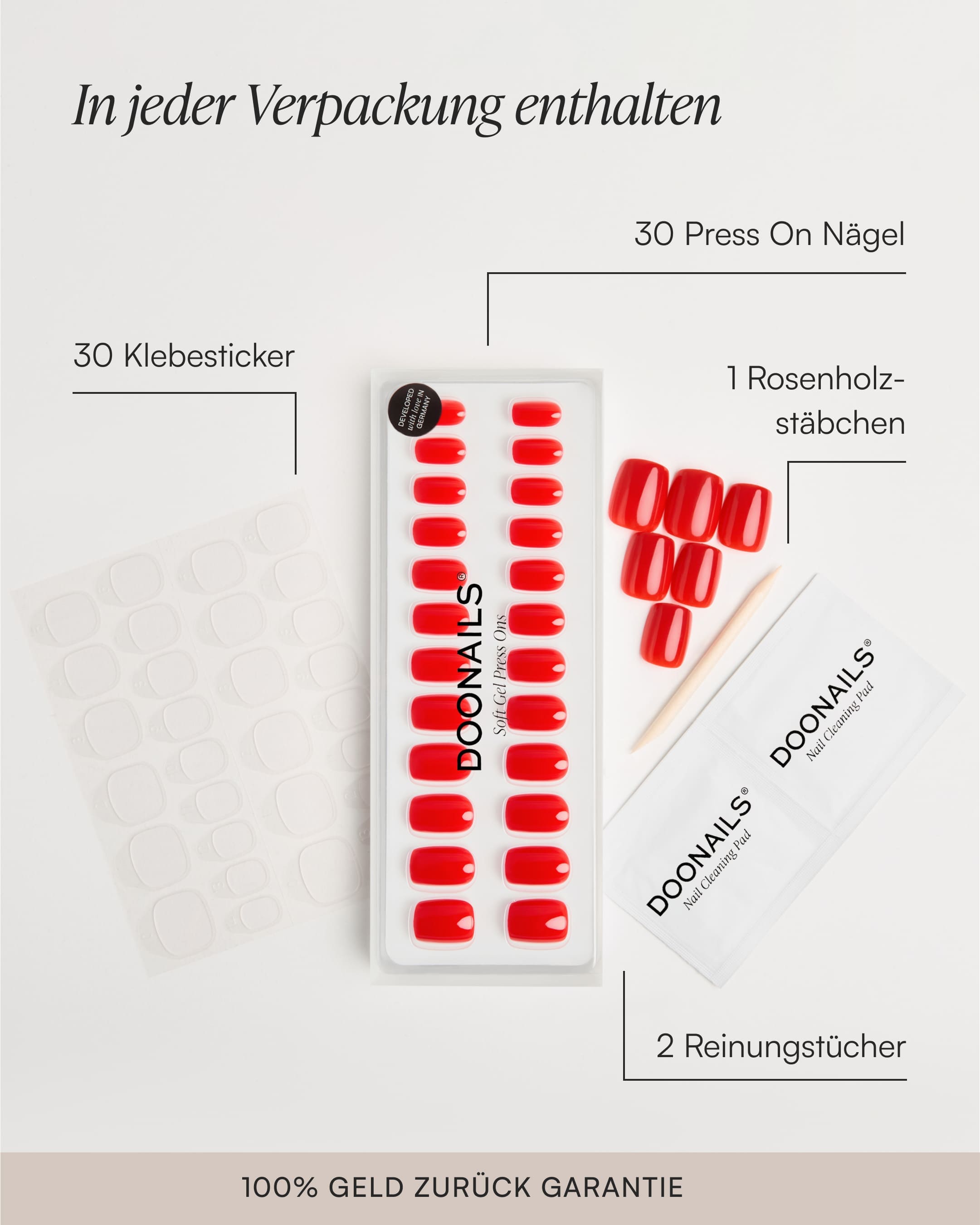 Farben Spar-Bundle - Soft Gel Press Ons