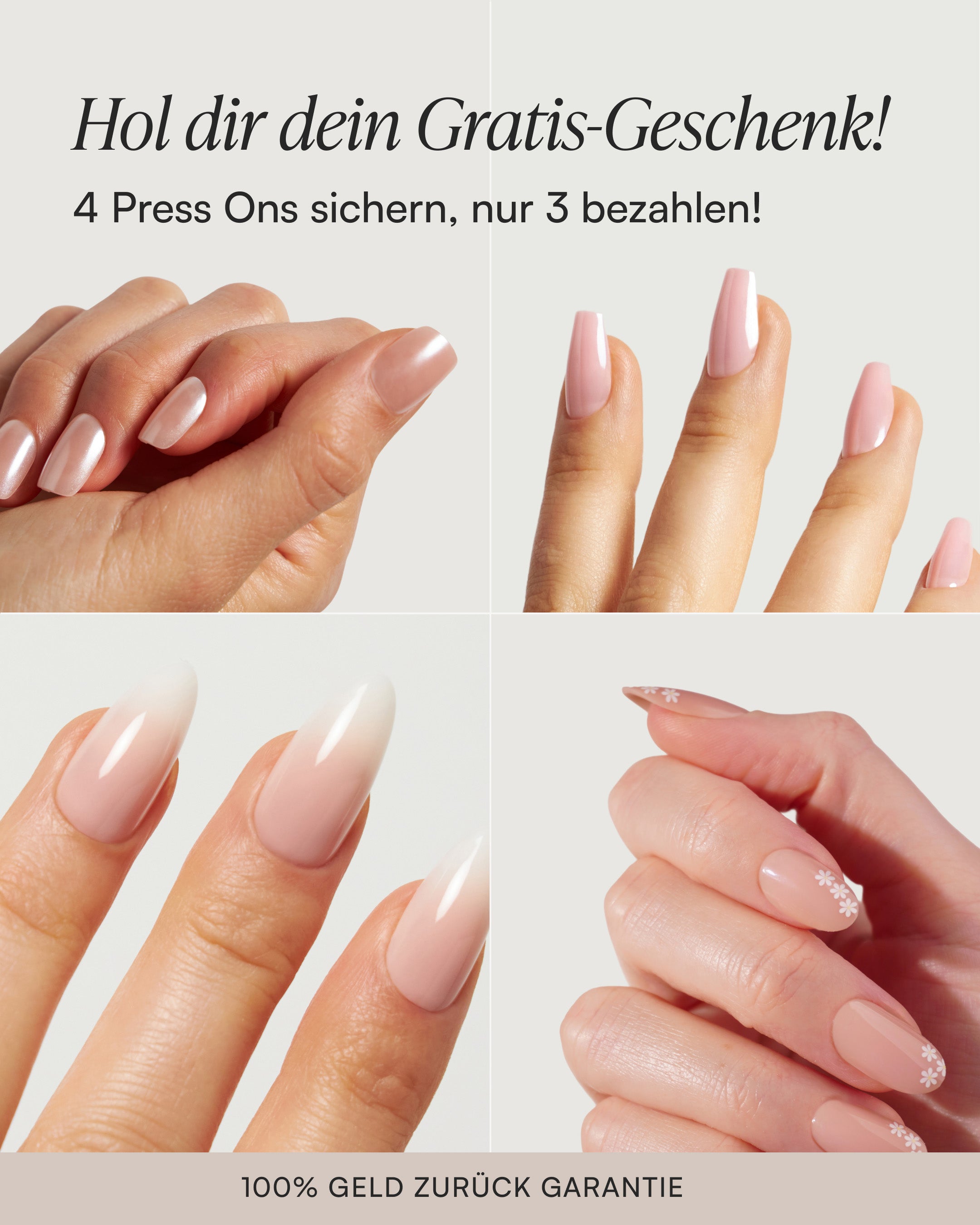 Clean Girl Aesthetic - Soft Gel Press Ons