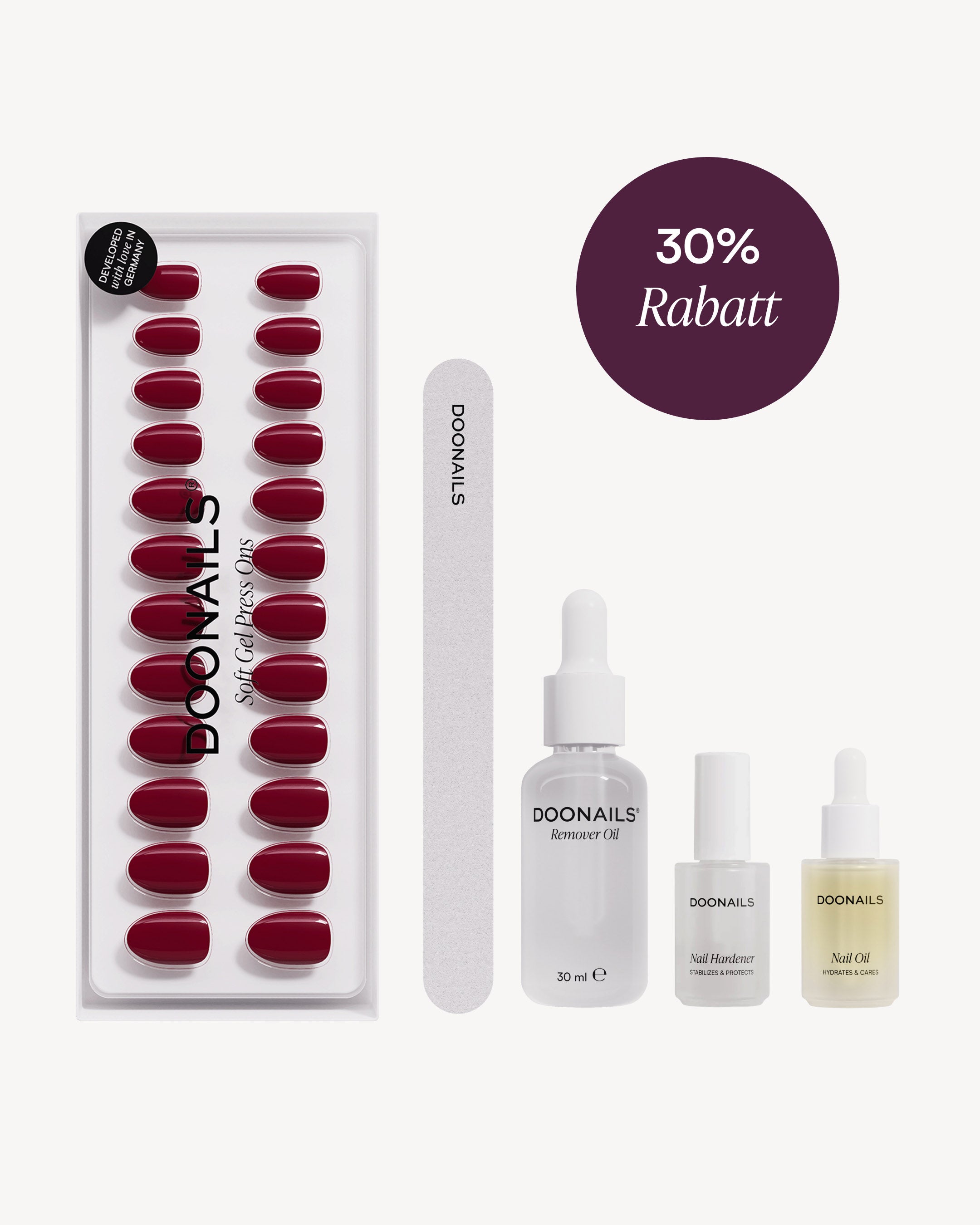 Nagelstudio Aussteiger Set - Soft Gel Press Ons
