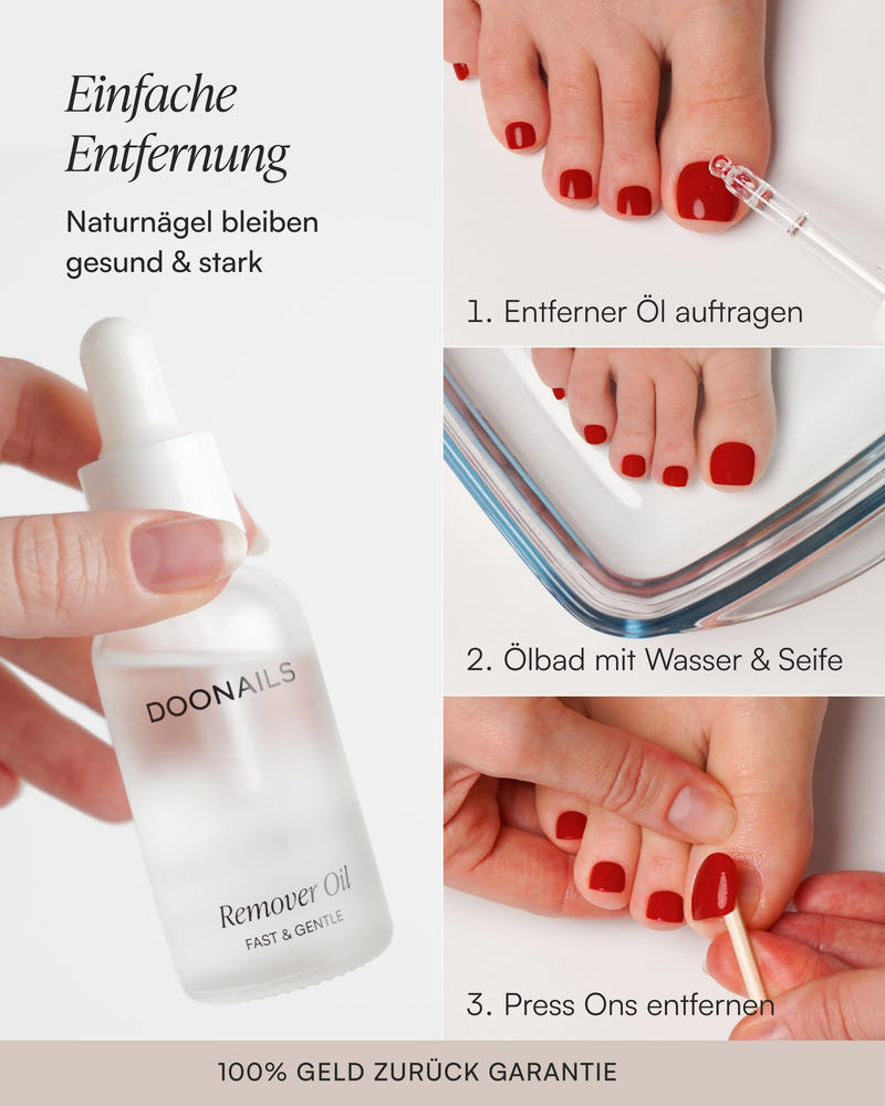 Sommer Starter Set - Pediküre Soft Gel Press Ons