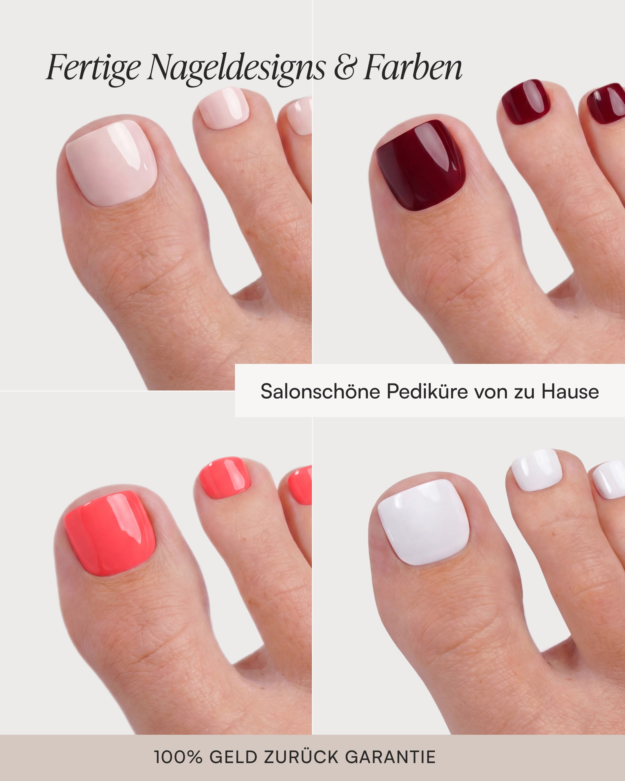 Press On Pediküre Starter Set – Doonails