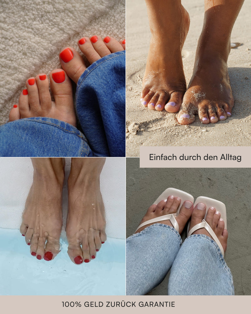 Sommer Pediküre Starter Set - Gel Strips - Doonails