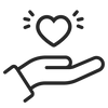 Icon für pflegend und sanft