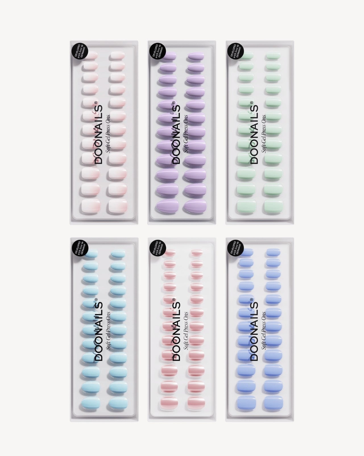 Farben Spar-Bundle - Soft Gel Press Ons