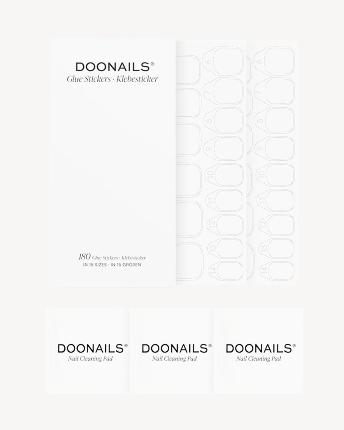 Reinigungstücher & Klebesticker Bundle - Doonails