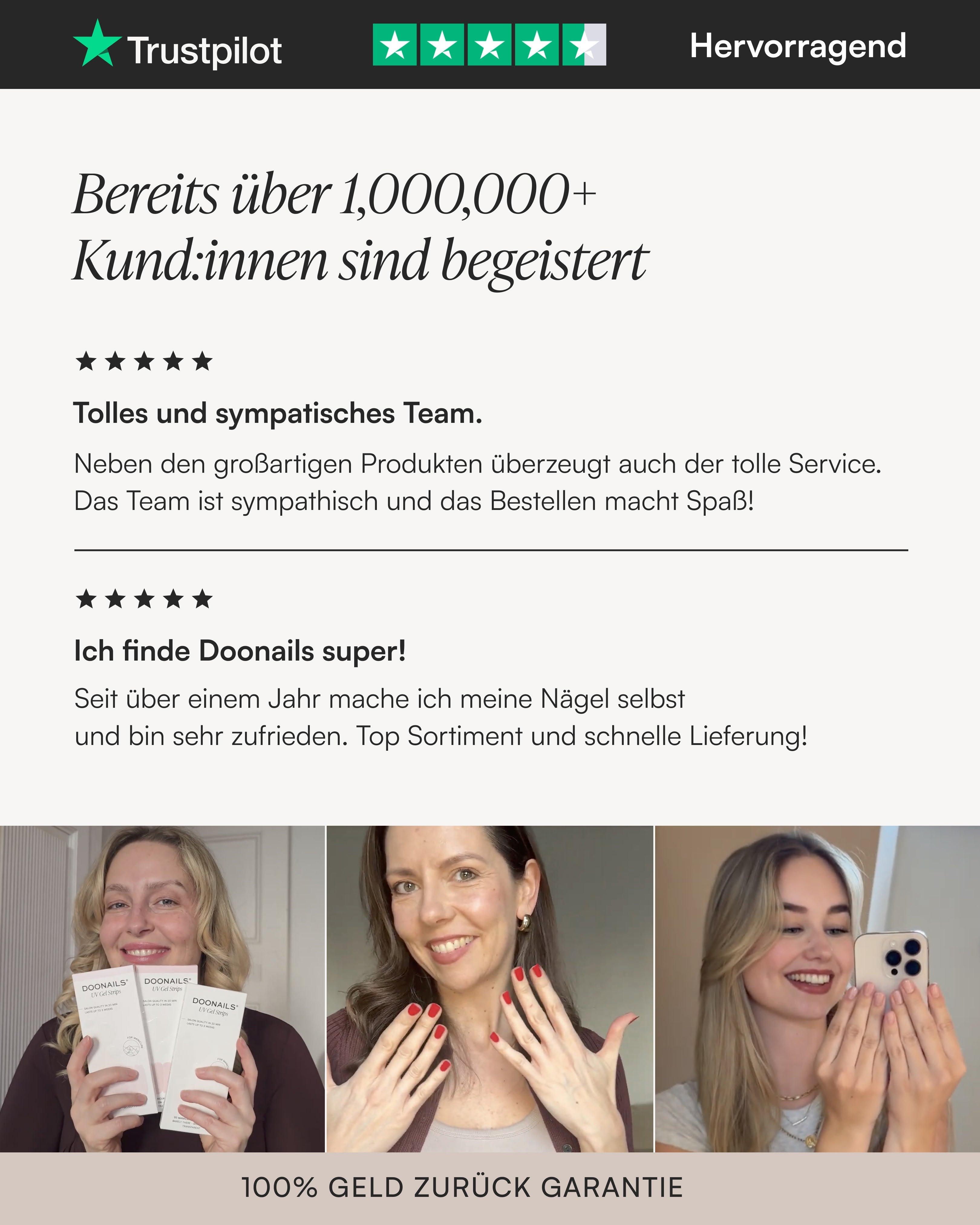 Sommer Pediküre Starter Set - Gel Strips - Doonails