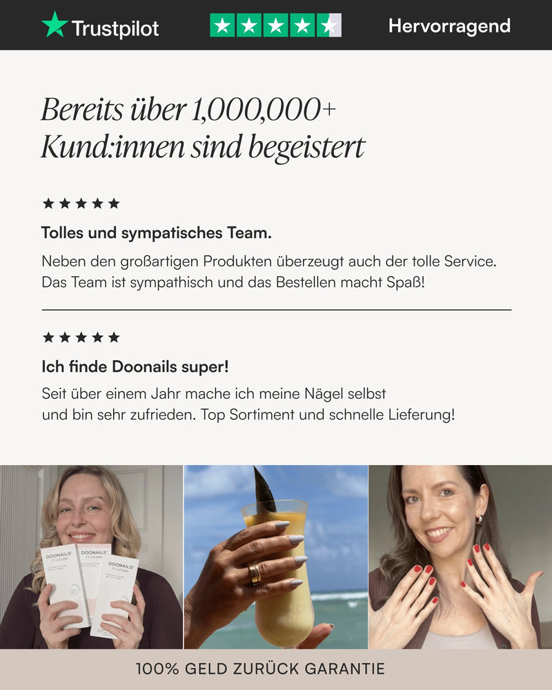 Sommer Pediküre Starter Set - Gel Strips - Doonails