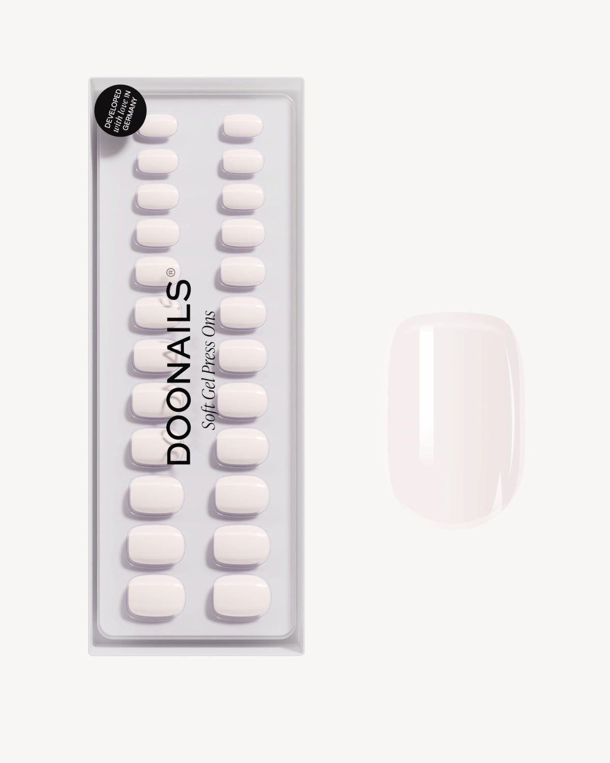 Pillow Talk Extra Short Square Soft Gel Press Ons - Doonails