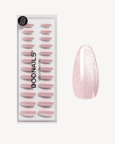 Rose Cat Eye Medium Almond Soft Gel Press Ons