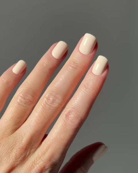 Cheesecake Extra Short Square Soft Gel Press Ons