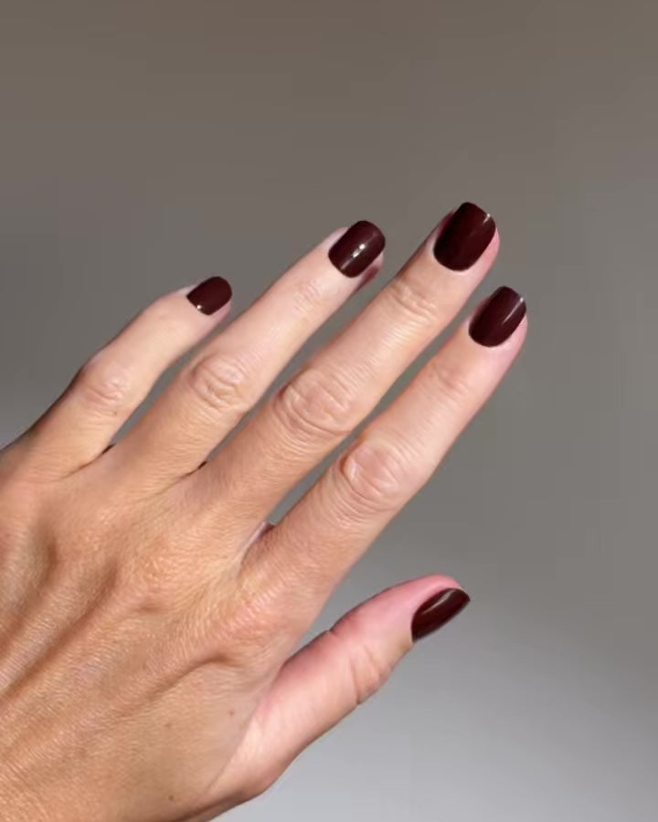 Cafe Noir Extra Short Square Soft Gel Press Ons
