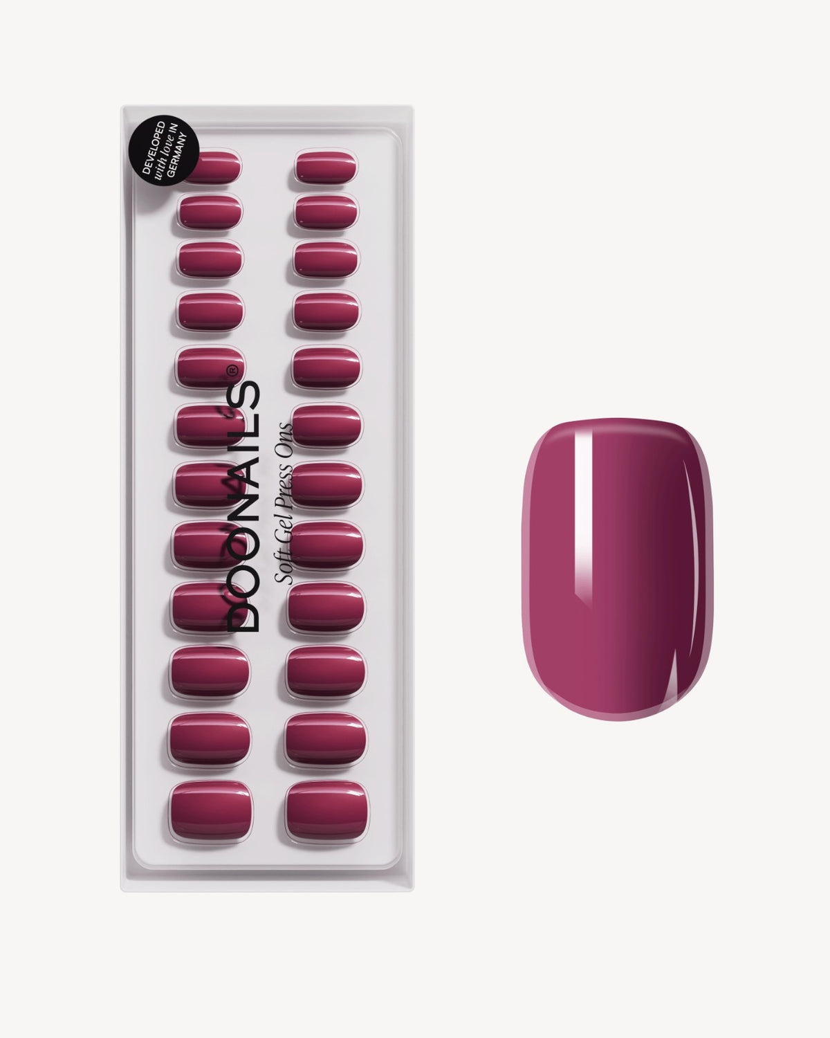Bubblegum Short Square Soft Gel Press Ons - Doonails